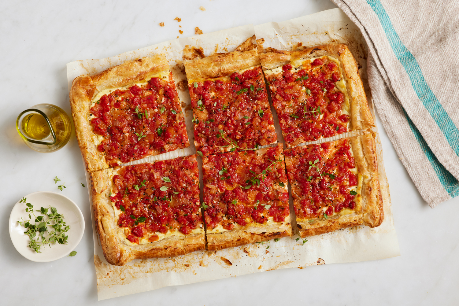 Goat Cheese Tomato Tart